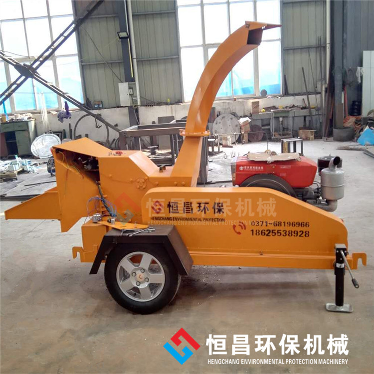 園林專用樹枝粉碎機(jī)多功能移動式果樹枝樹葉粉碎機(jī)