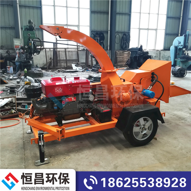 移動(dòng)式樹枝粉碎機(jī)園林街道綠化果樹枝碎枝機(jī)